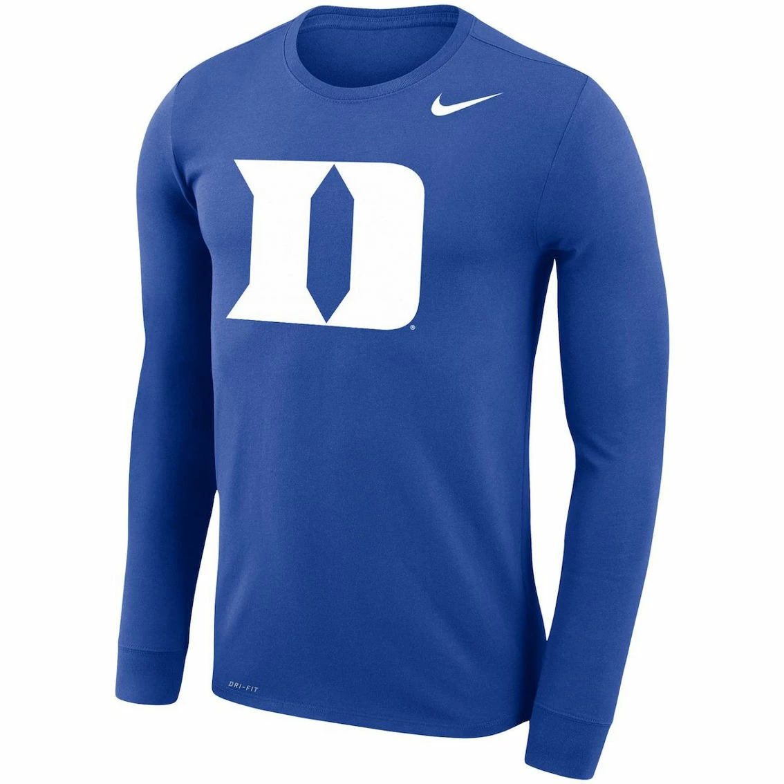 Nike Men's Royal Duke Blue Devils Big & Tall Primary Logo Legend Performance Long Sleeve T-Shirt 3 Nike Men's Royal Duke Blue Devils Big & Tall Primary Logo Legend Performance Long Sleeve T-Shirt - Image 3