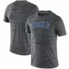 Nike Men's Black Duke Blue Devils Team Logo Velocity Legend Performance T-Shirt