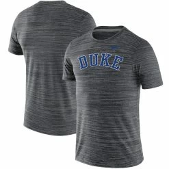 Nike Men's Black Duke Blue Devils Team Logo Velocity Legend Performance T-Shirt