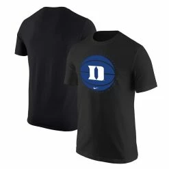 Men's Nike Black Duke Blue Devils Basketball Logo T-Shirt