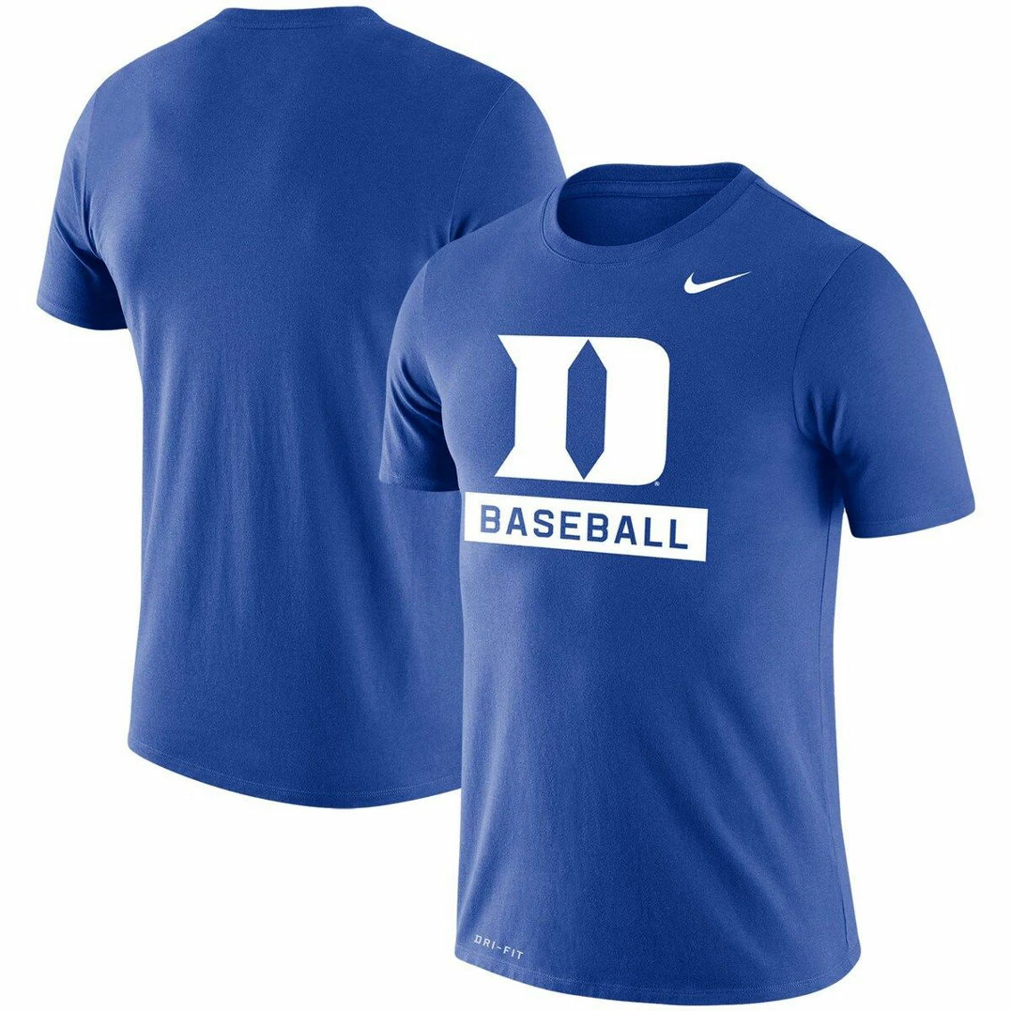 Nike Men's Heathered Royal Duke Blue Devils Baseball Logo Stack Legend Performance T-Shirt 2 Nike Men's Heathered Royal Duke Blue Devils Baseball Logo Stack Legend Performance T-Shirt - Image 2
