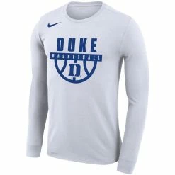 Nike Men's White Duke Blue Devils Basketball Drop Legend Long Sleeve Performance T-Shirt -Pro Standard Shop DSCO1159523433 3550 ALT2