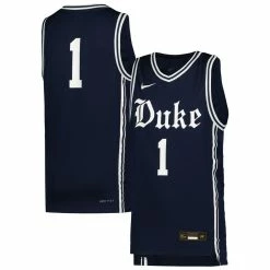 Nike Youth #1 Navy Duke Blue Devils Icon Replica Basketball Jersey