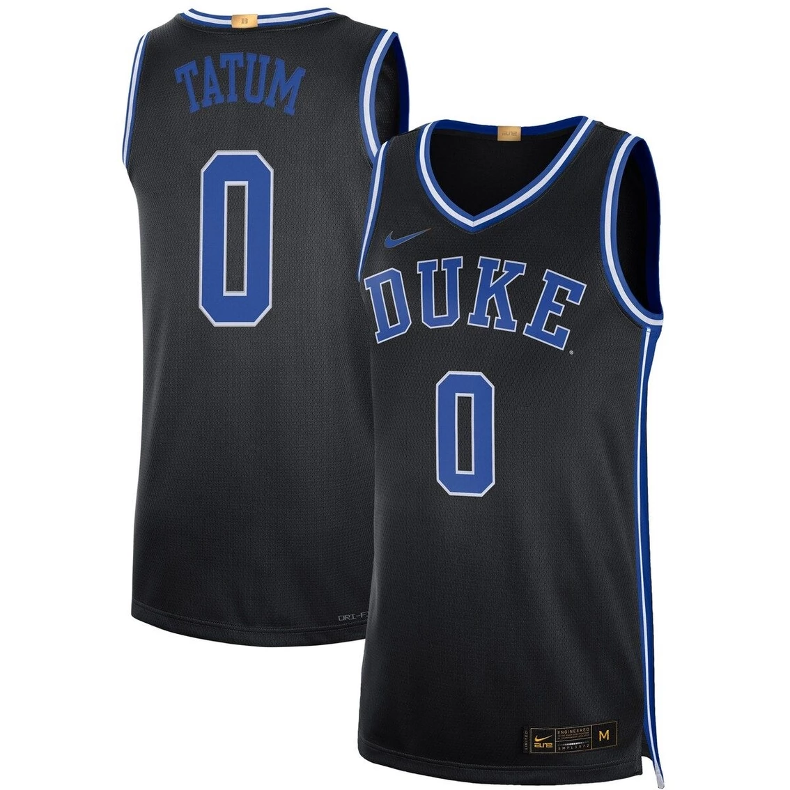 Nike Men's Jayson Tatum Black Duke Blue Devils Alumni Player Limited Basketball Jersey 2 Nike Men's Jayson Tatum Black Duke Blue Devils Alumni Player Limited Basketball Jersey - Image 2