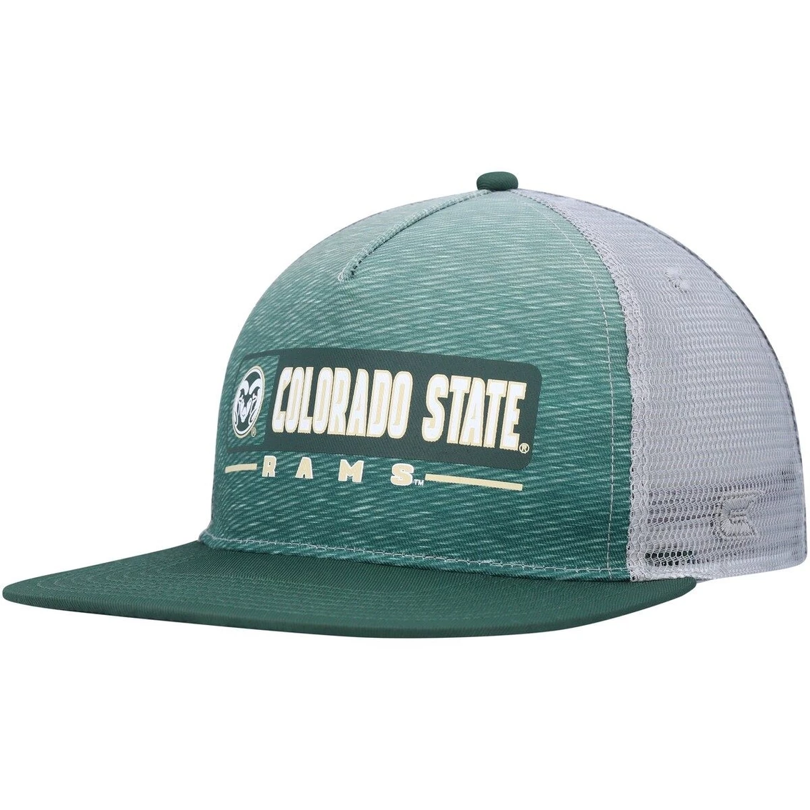 Colosseum Men's Green/Gray Colorado State Rams Snapback Hat 2 Colosseum Men's Green/Gray Colorado State Rams Snapback Hat - Image 2