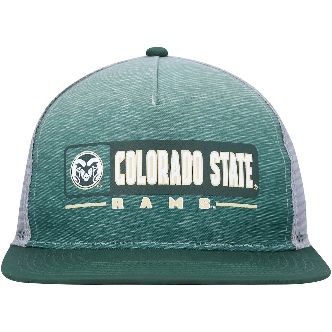 Colosseum Men's Green/Gray Colorado State Rams Snapback Hat 3 Colosseum Men's Green/Gray Colorado State Rams Snapback Hat - Image 3