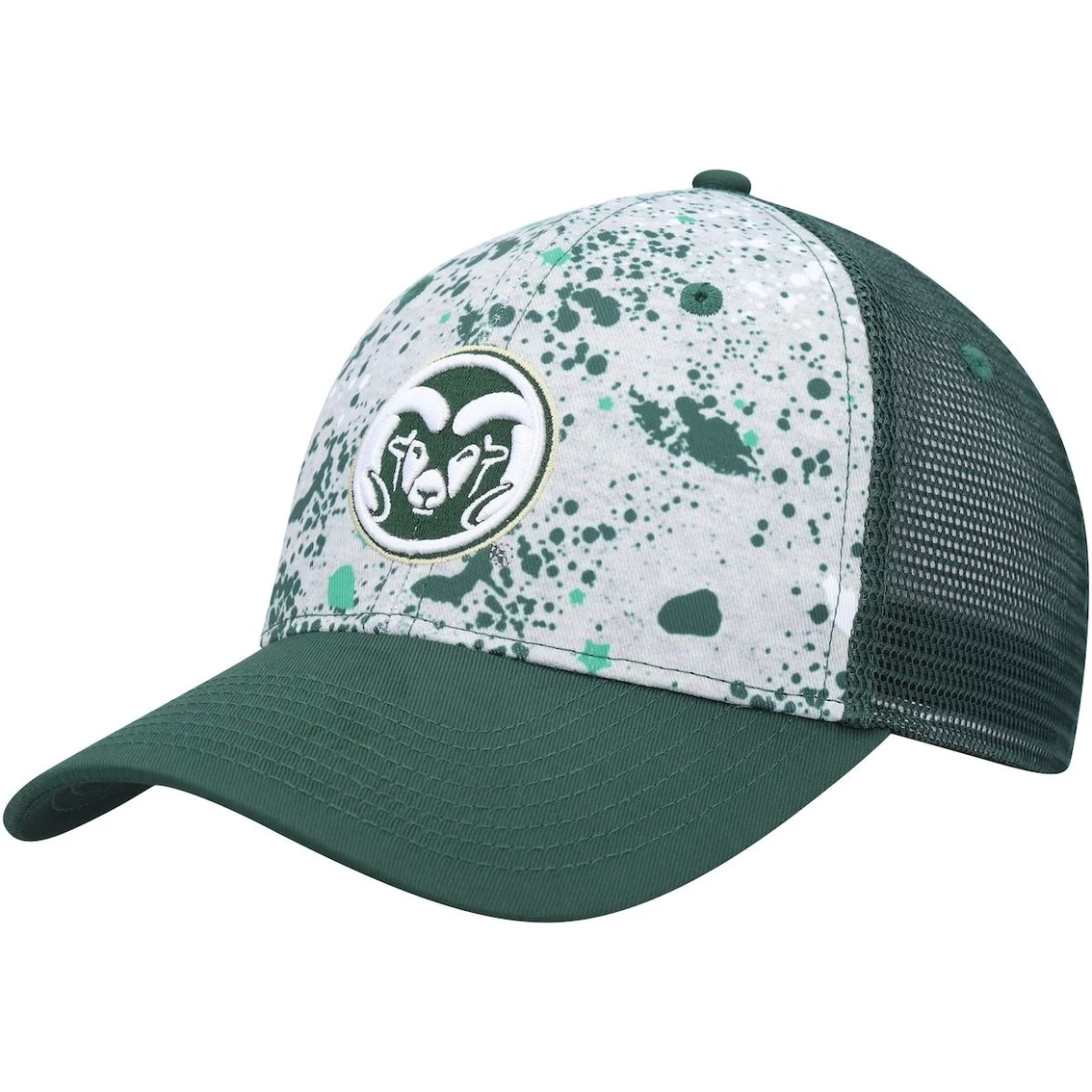 Colosseum Men's Gray/Green Colorado State Rams Love Fern Snapback Hat 1 Colosseum Men's Gray/Green Colorado State Rams Love Fern Snapback Hat