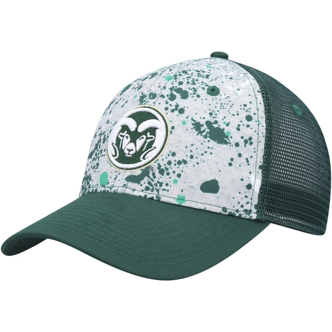Colosseum Men's Gray/Green Colorado State Rams Love Fern Snapback Hat 2 Colosseum Men's Gray/Green Colorado State Rams Love Fern Snapback Hat - Image 2
