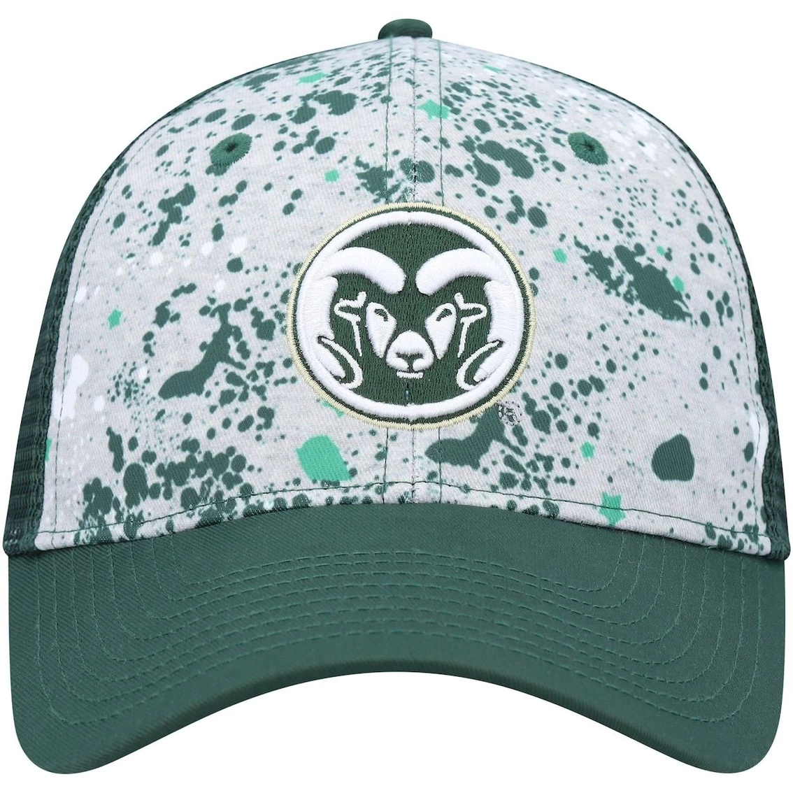 Colosseum Men's Gray/Green Colorado State Rams Love Fern Snapback Hat 3 Colosseum Men's Gray/Green Colorado State Rams Love Fern Snapback Hat - Image 3