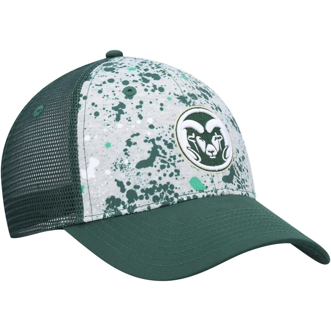 Colosseum Men's Gray/Green Colorado State Rams Love Fern Snapback Hat 4 Colosseum Men's Gray/Green Colorado State Rams Love Fern Snapback Hat - Image 4