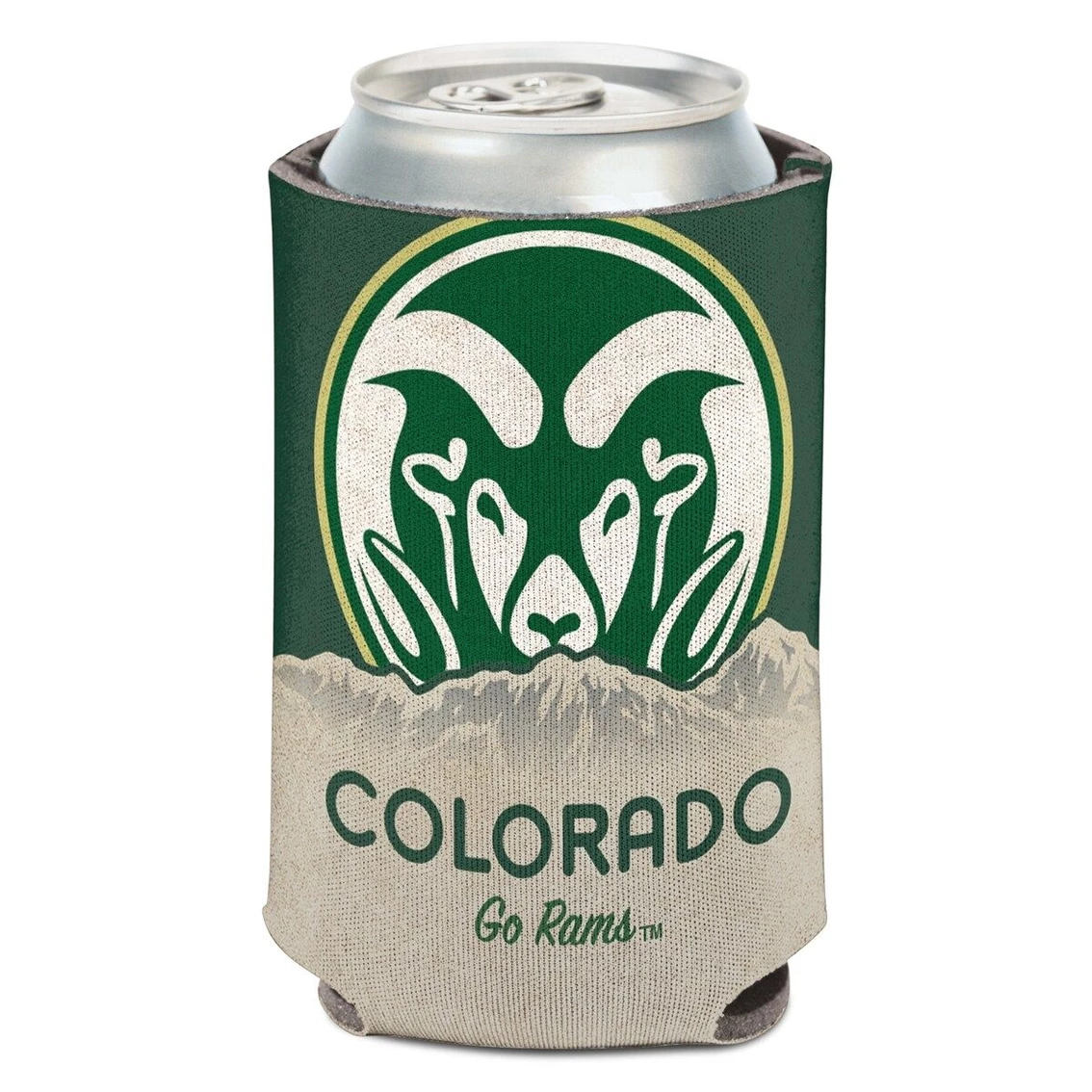 WinCraft Colorado State Rams 12oz. State Plate Can Cooler 3 WinCraft Colorado State Rams 12oz. State Plate Can Cooler - Image 3