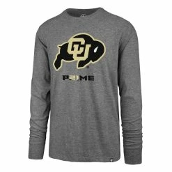 '47 Men's Heather Gray Colorado Buffaloes Coach Prime Long Sleeve T-Shirt -Pro Standard Shop DSCO1161633417 1927 ALT2